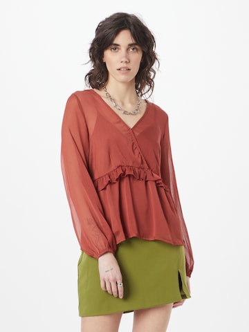 ABOUT YOU Blouse 'Kiara' in Rood: voorkant