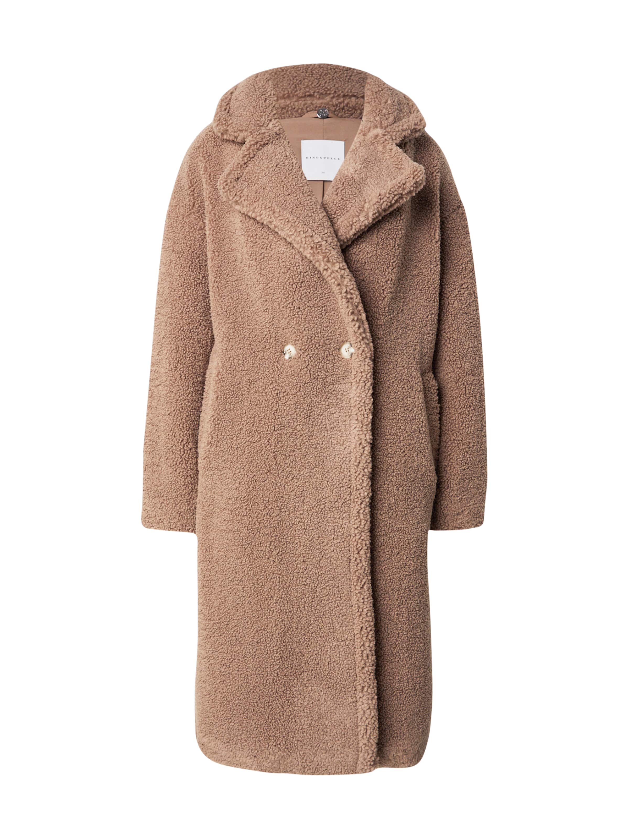 RINO & PELLE Between-seasons coat 'Elicia' in Brown: front