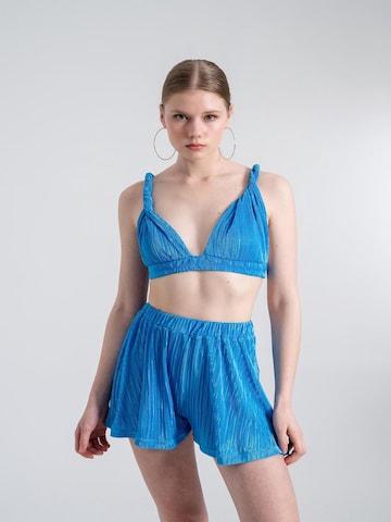HOLLY LOLLY Korzetová Top – modrá: přední strana