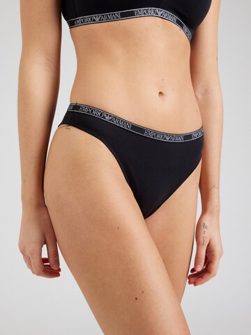 Emporio Armani Slip in Black: front