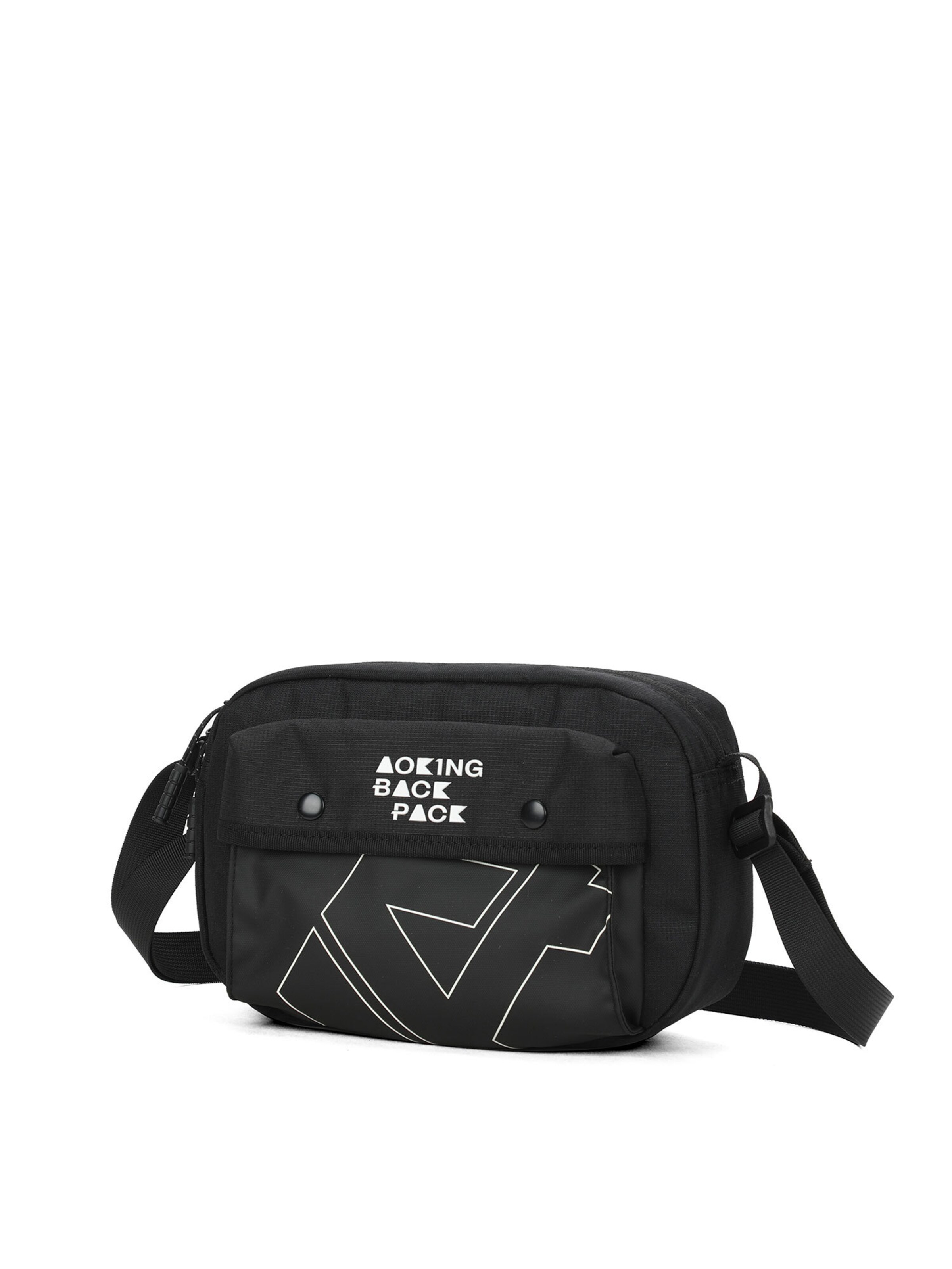 Aoking Schoudertas in Zwart: voorkant
