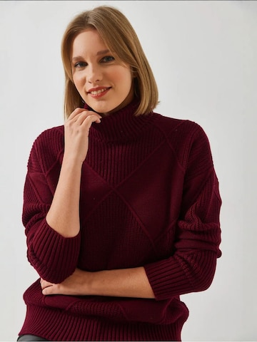 Bianco Lucci Trui in Rood: voorkant