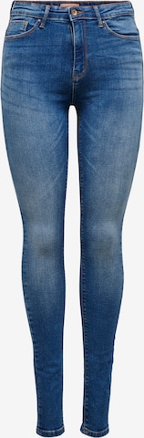 Skinny Jean 'Paola' ONLY en bleu : devant