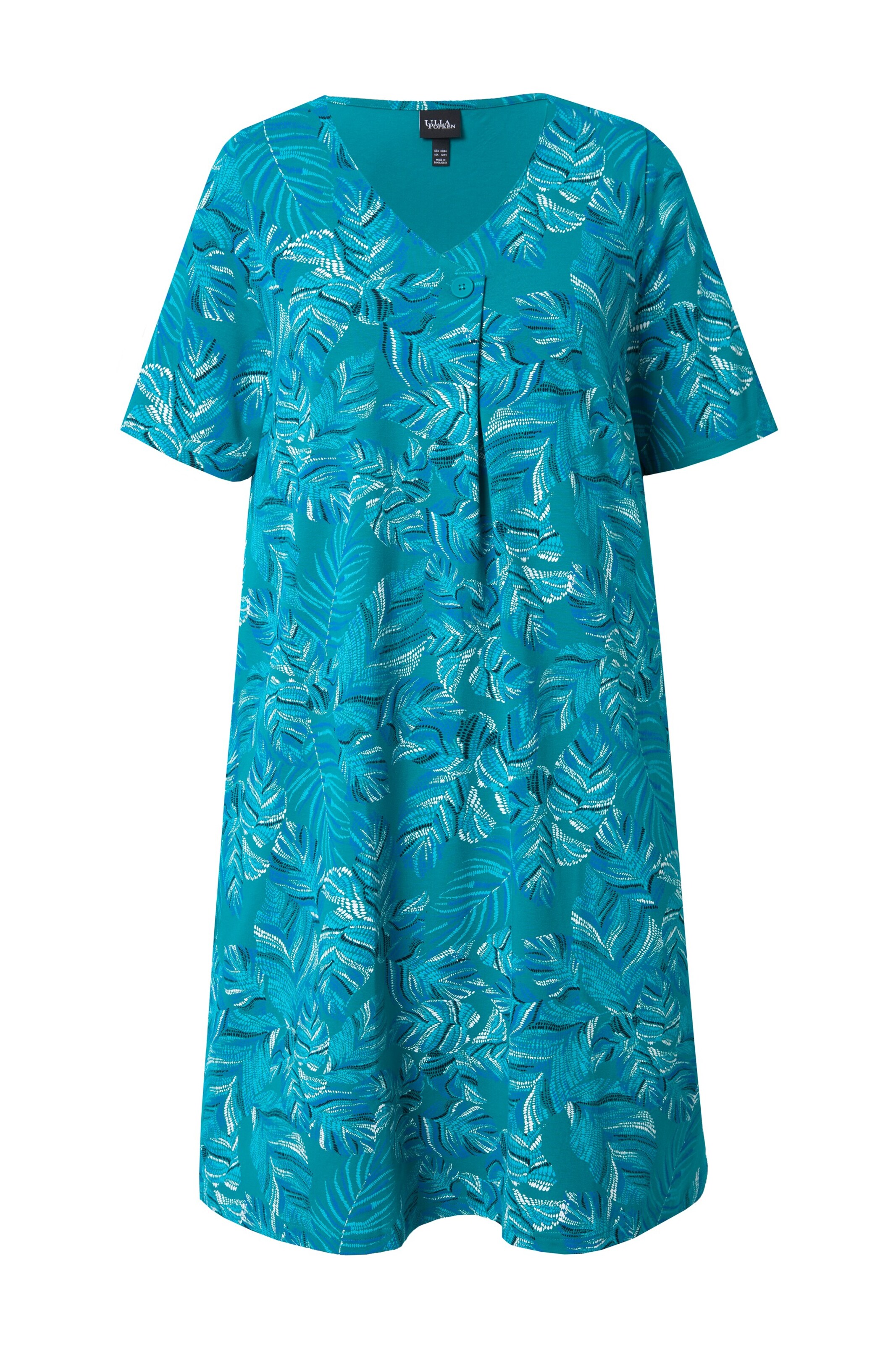 Ulla Popken Kleid in Blau: Vorderseite