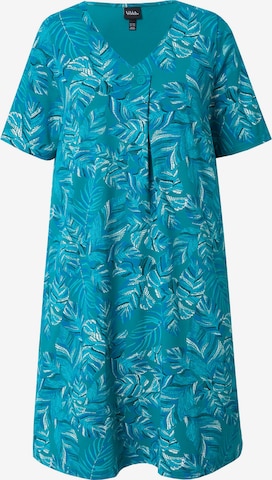 Ulla Popken Jurk in Blauw: voorkant