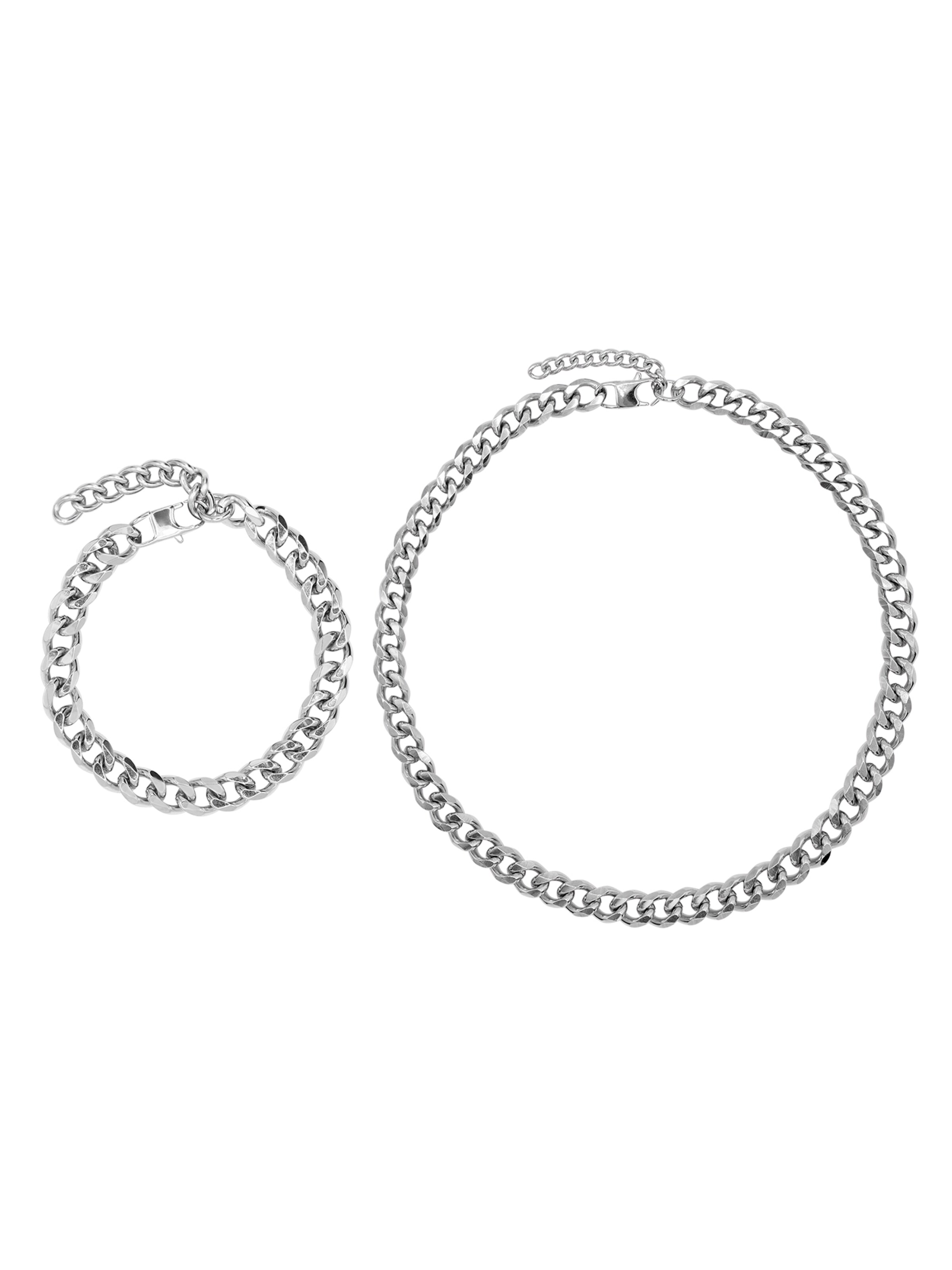 Heideman Schmuckset 'Jake' in Silber: Vorderseite