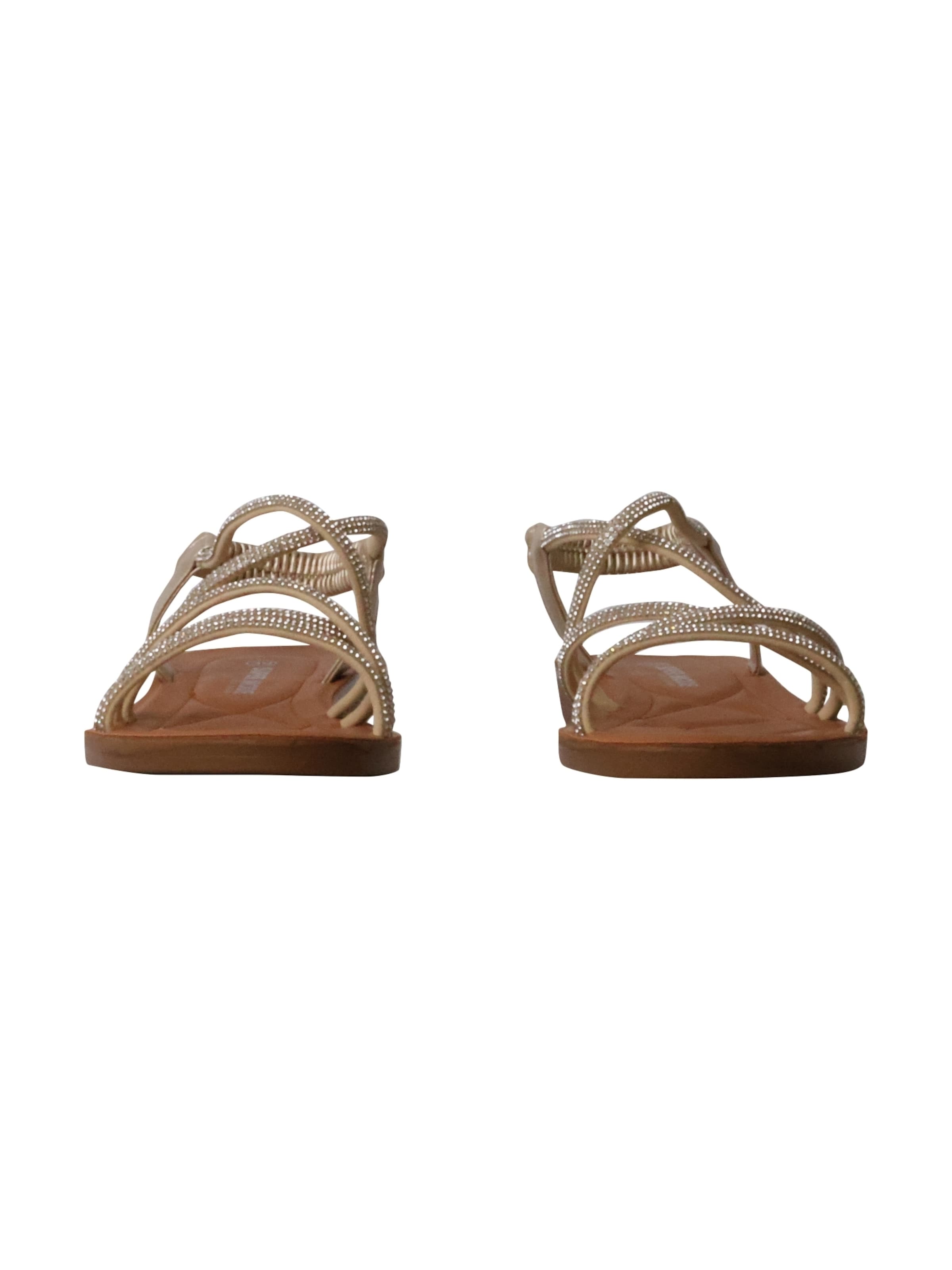 Super Mode Sandals in Gold
