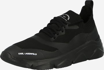 Sneaker low 'VERGER' de la Karl Lagerfeld pe negru: față