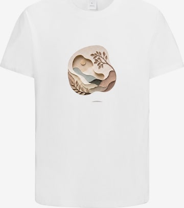 HUSKSWARE Shirt in Weiß: Vorderseite