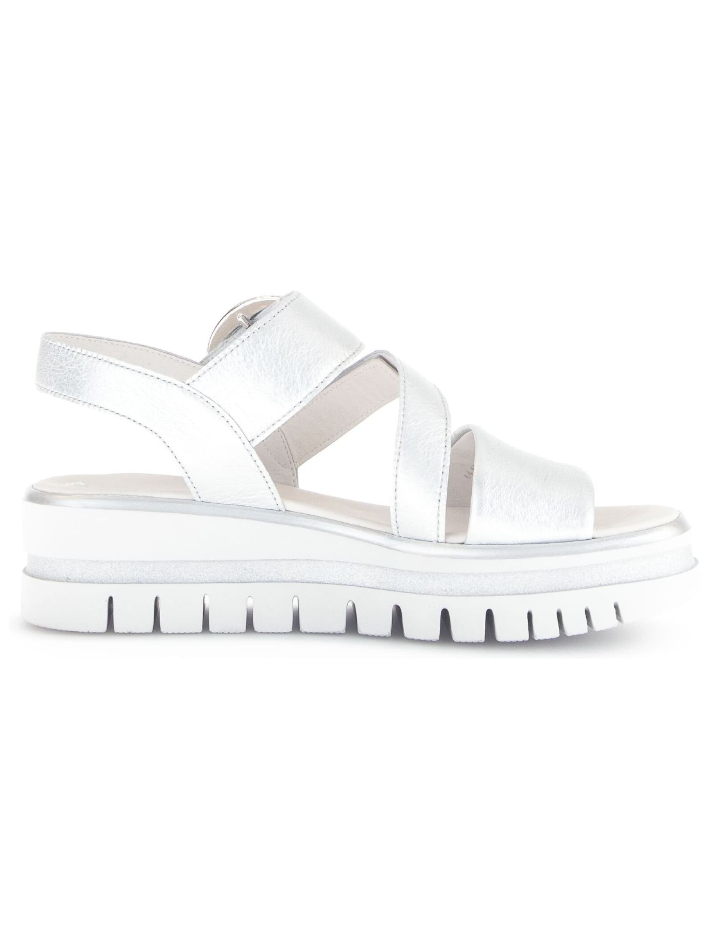 GABOR Sandale in Weiß