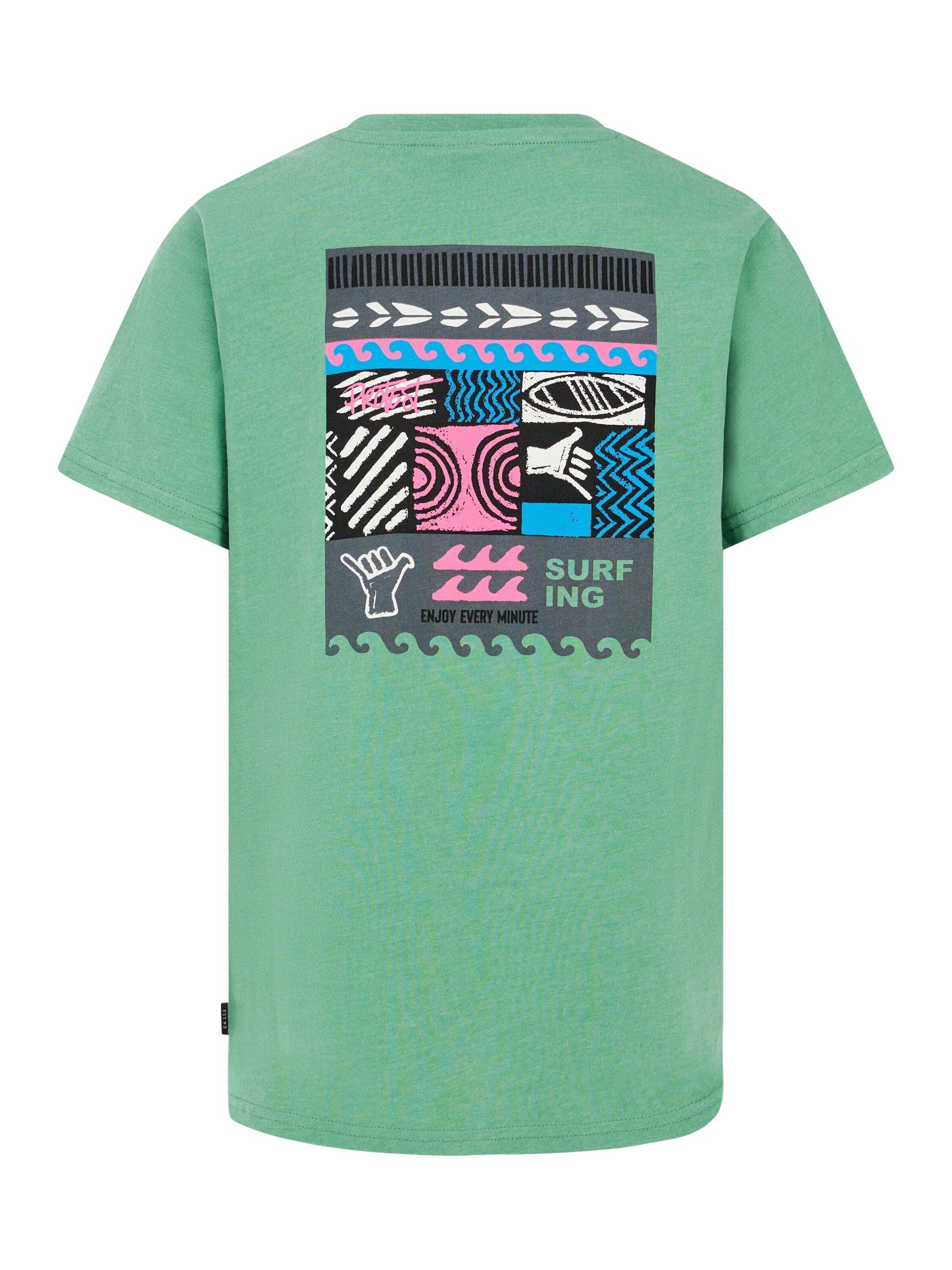 PROTEST Shirt 'PRTKevan JR' in Groen
