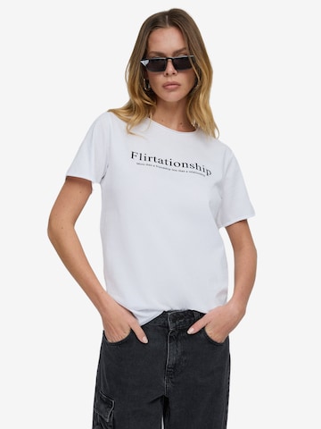 No Matter What Shirt in White: front