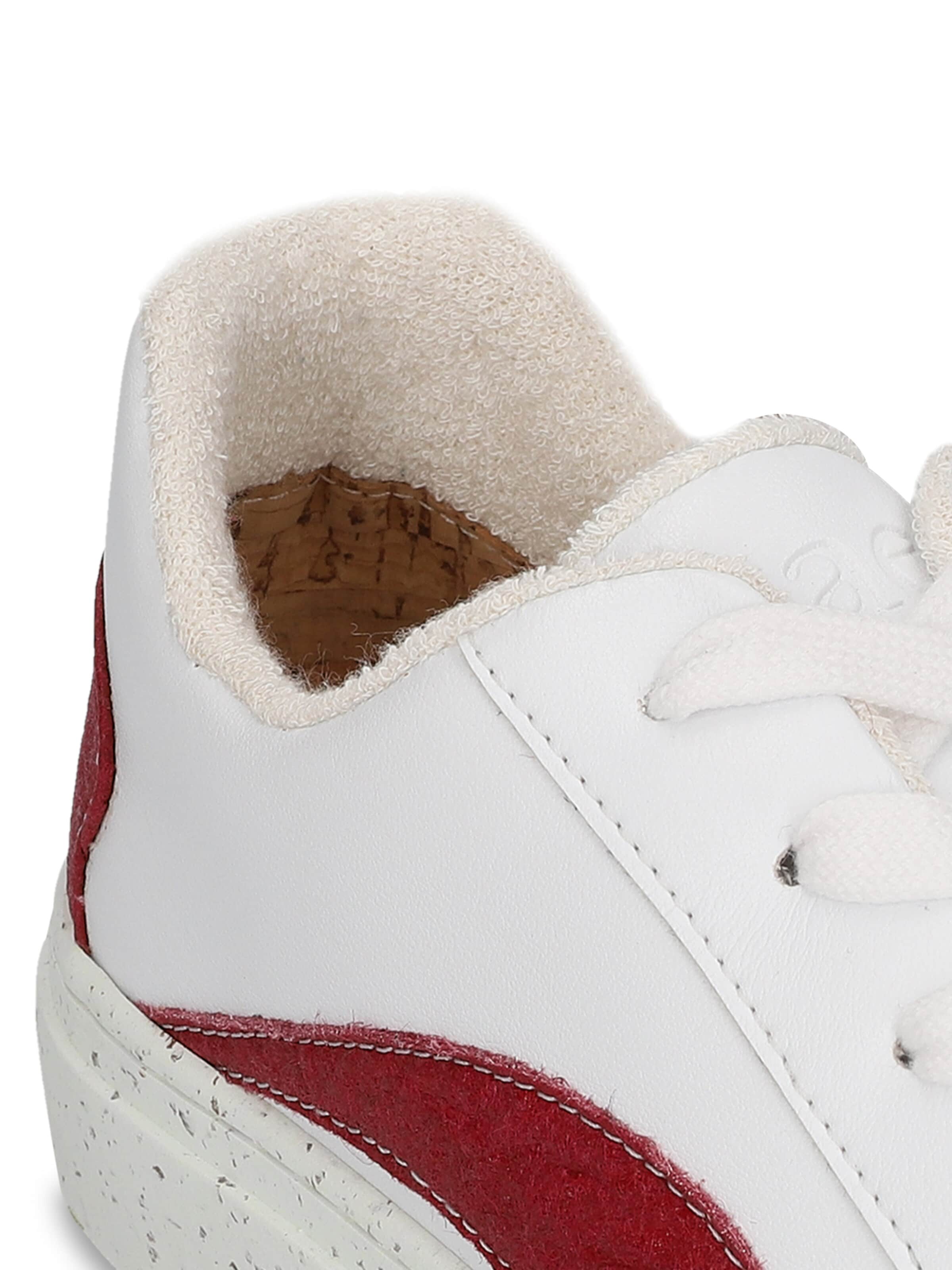 Baskets basses 'Berlin' nae Vegan Shoes en rouge