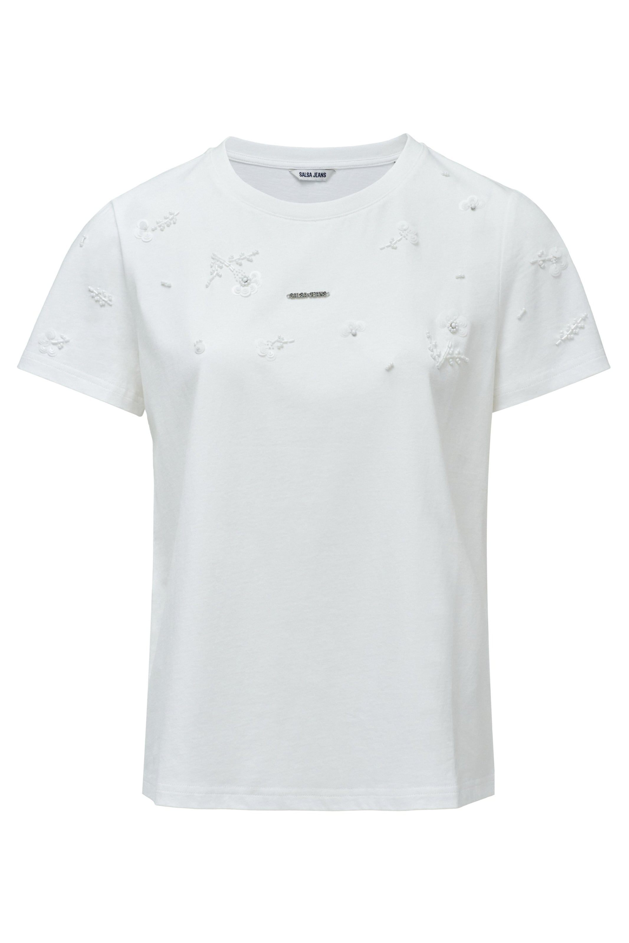Salsa Jeans T-Shirt in weiß, Produktansicht