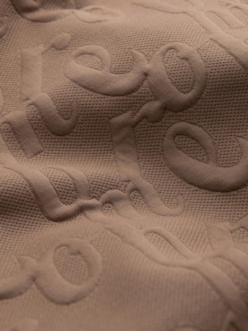 Sweat-shirt Ombre en beige