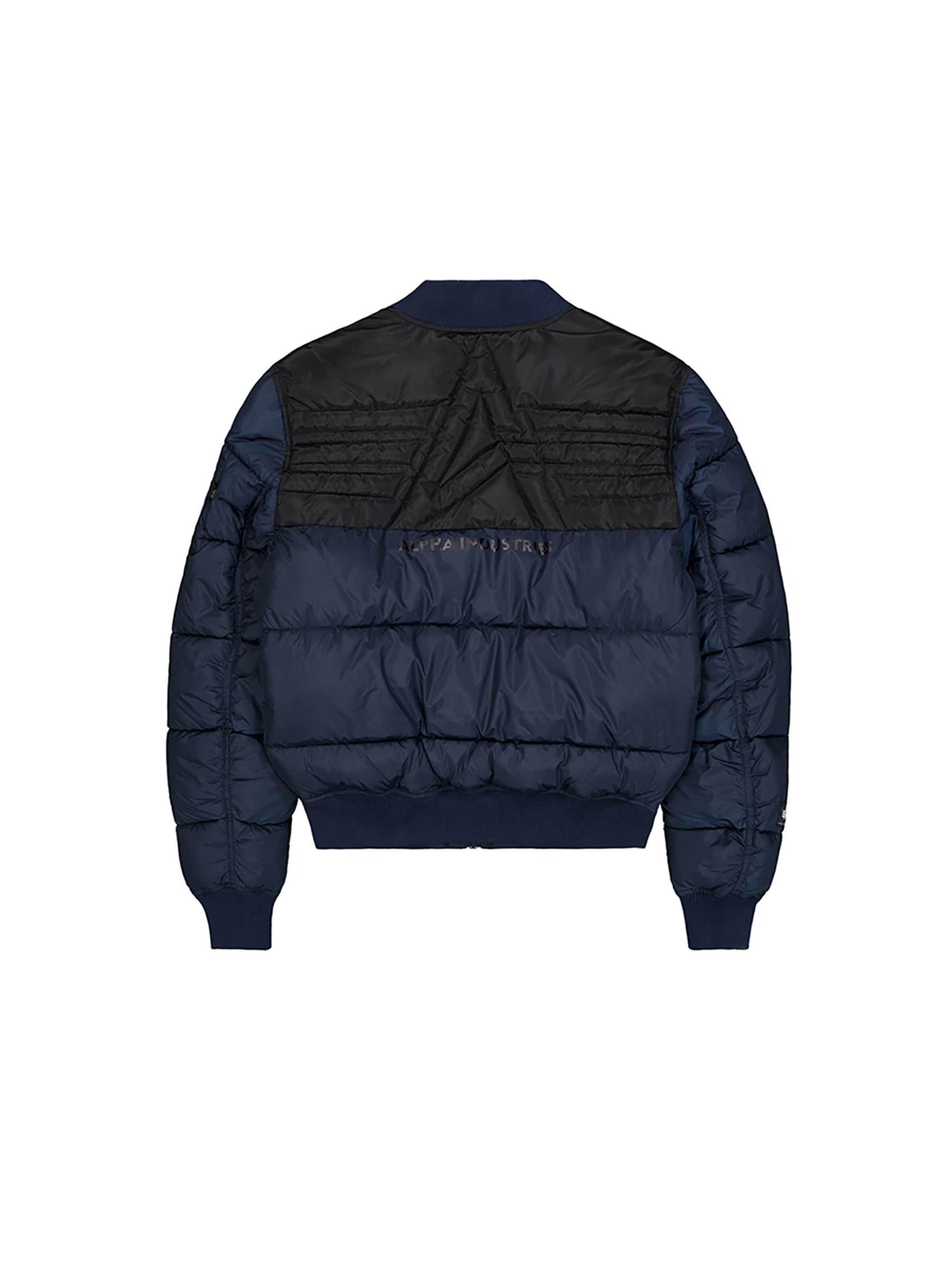 ALPHA INDUSTRIES Zimní bunda 'MA-1' – modrá