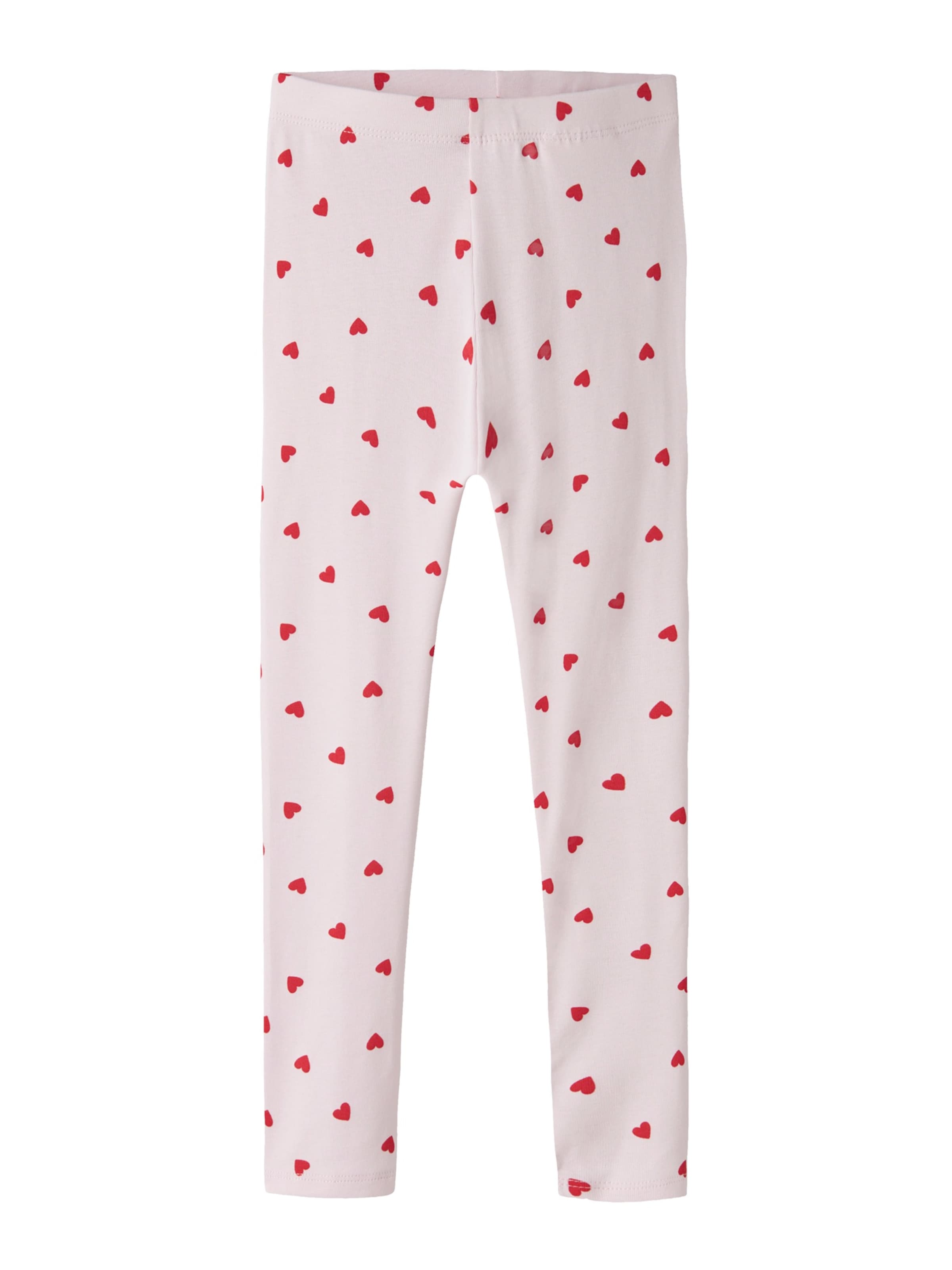 NAME IT Skinny Leggings 'NMFBHEART' i rosa: framsida