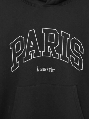 Pull&Bear Sweatshirt in Schwarz