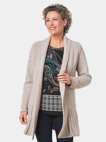 Goldner Strickjacke in Beige: predná strana