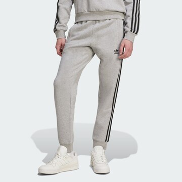 Tapered Pantaloni 'Adicolor' di ADIDAS ORIGINALS in grigio: frontale
