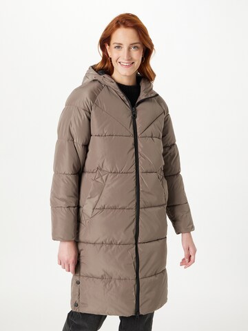 Manteau d’hiver 'AMANDA' ONLY en marron : devant