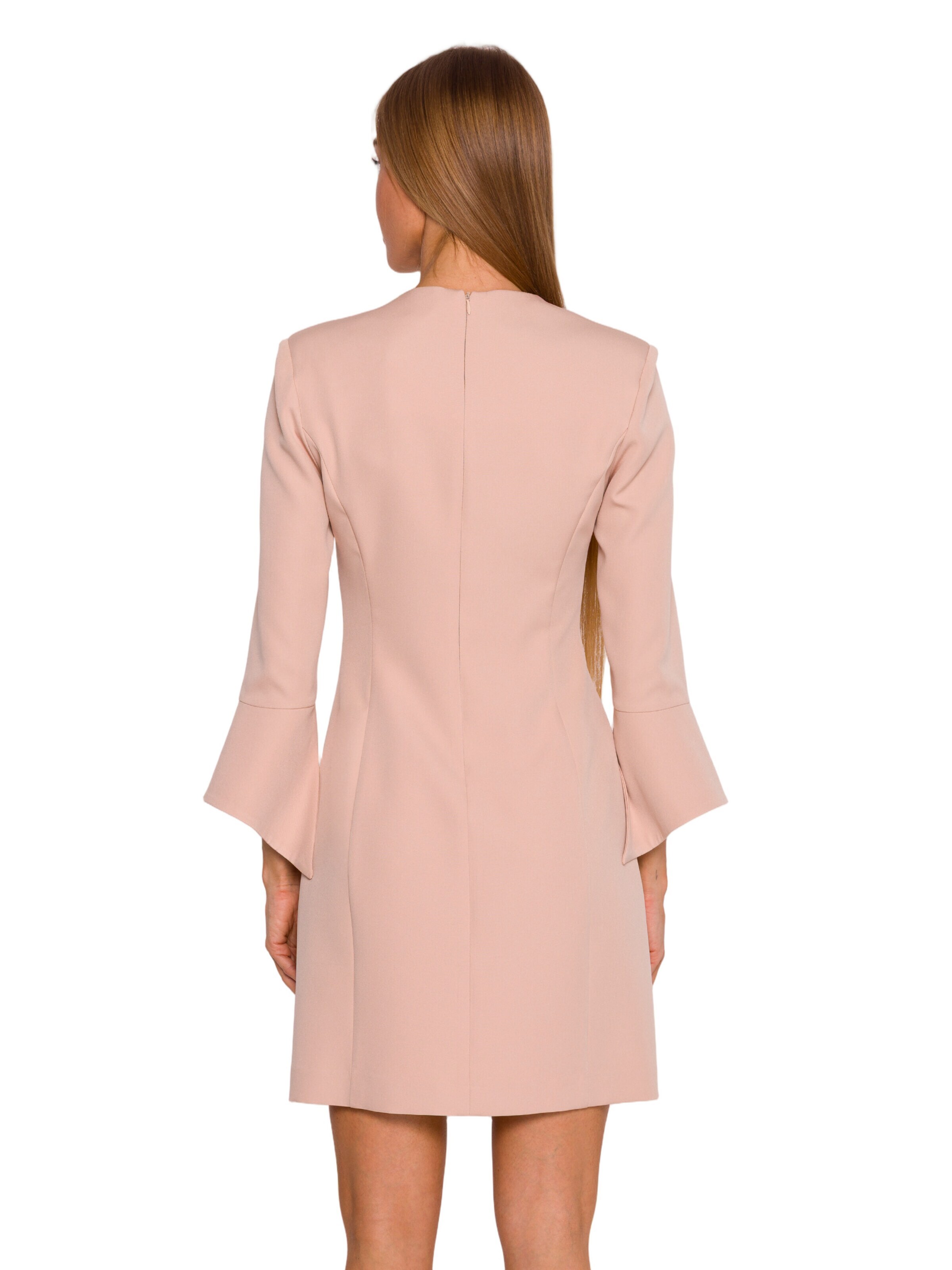 Rochie 'Sukienka z szerokimi mankietami' de la made of emotion pe bej