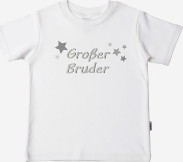 LILIPUT Shirt "Großer Bruder" in Weiß: predná strana