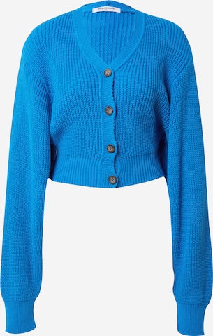 GLAMOROUS Knit Cardigan in Blue: front