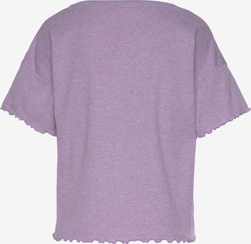 s.Oliver T-shirt i lila: baksida