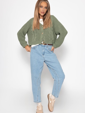 SASSYCLASSY Oversized Cardigan in Green