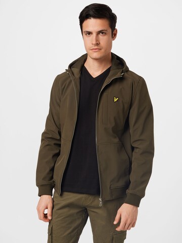 Lyle & Scott Демисезонная куртка в Зеленый: спереди