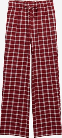 Wide Leg Pantalon Superdry en rouge : devant