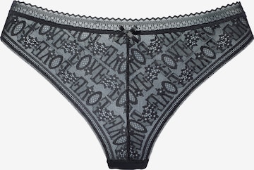 VIVANCE String in Zwart: voorkant