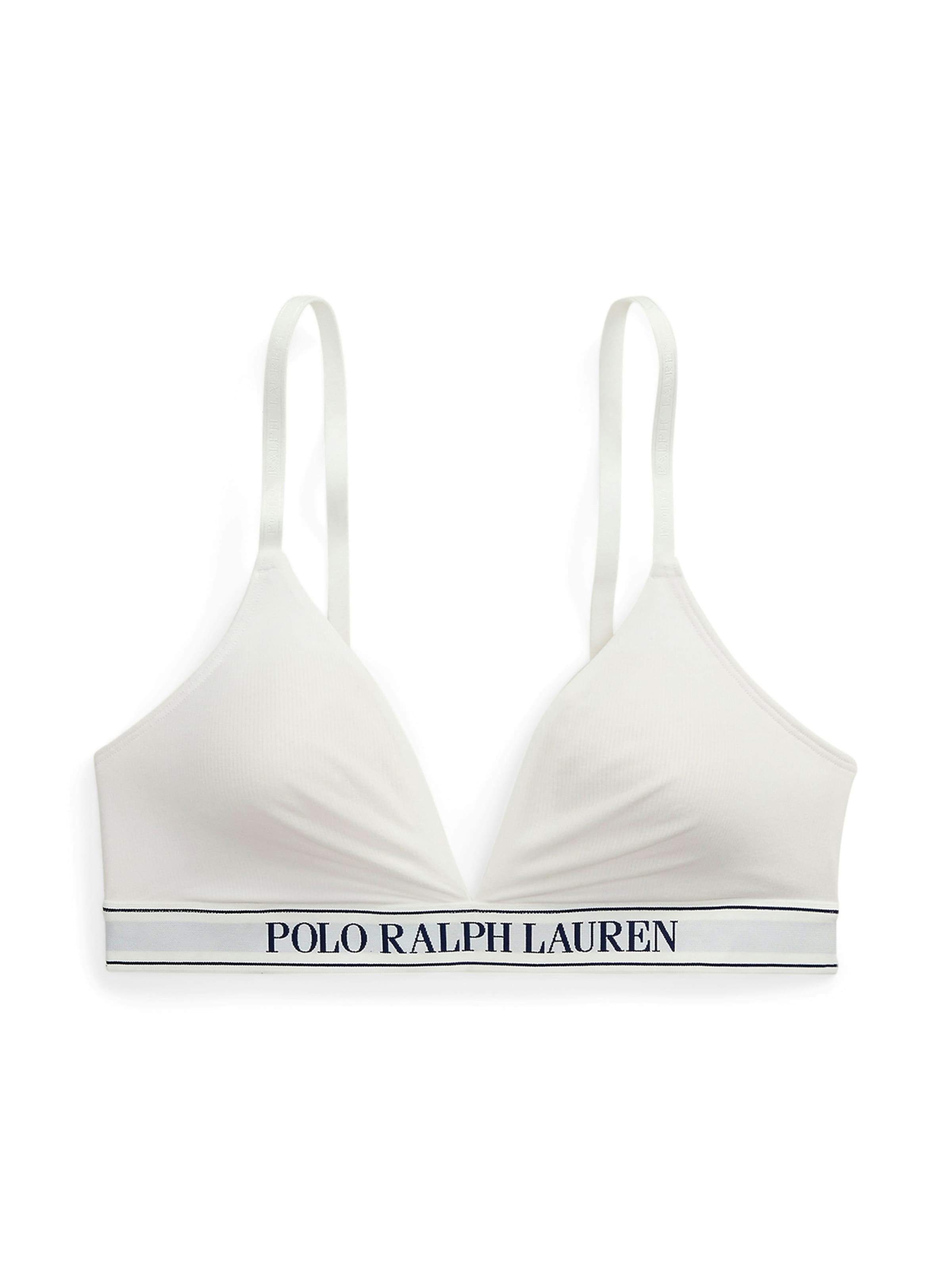 Invisible Soutien-gorge Polo Ralph Lauren en blanc : devant