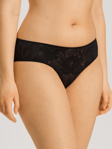 Slip ' Tina ' Hanro en noir : devant
