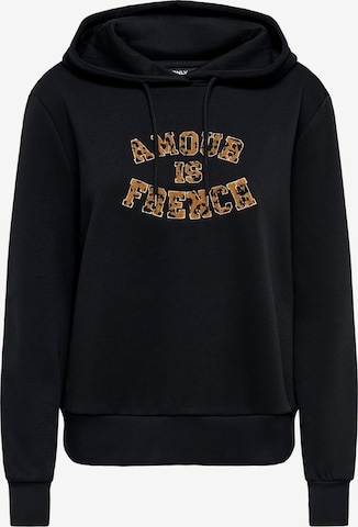 Sweat-shirt 'ONLMaia' ONLY en noir : devant
