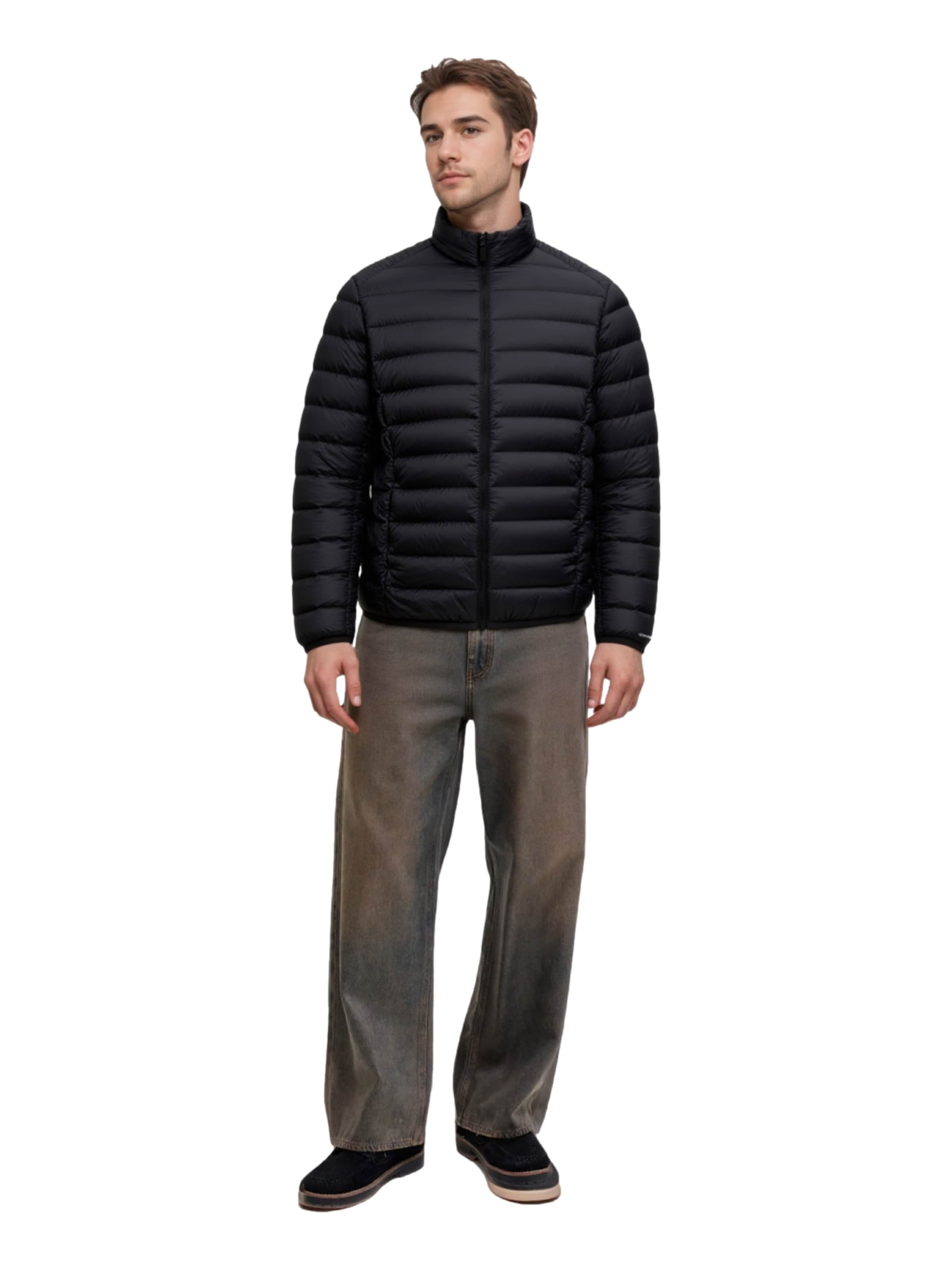 melns JACK & JONES Ziemas jaka 'JJEBERG'