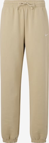 Pantalon 'Phoenix Fleece' Nike Sportswear en marron : devant