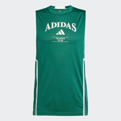 ADIDAS PERFORMANCE T-Shirt fonctionnel 'D4T Heritage' en vert / blanc, Vue avec produit