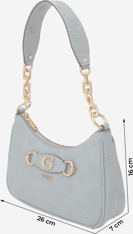 GUESS - Mala de ombro 'Izzy Peony' em azul