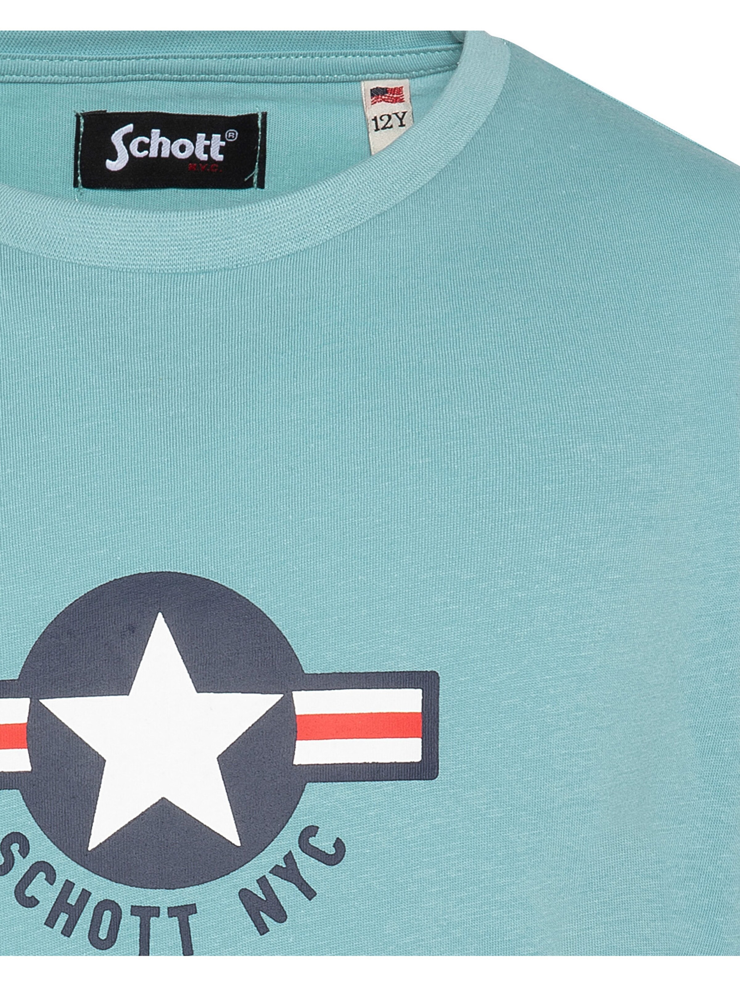 Sweat Schott NYC en bleu