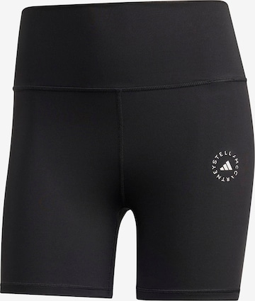 juoda ADIDAS BY STELLA MCCARTNEY Siauras Sportinės kelnės: priekis