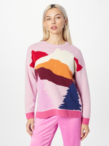 Pullover di UNITED COLORS OF BENETTON in rosa: frontale