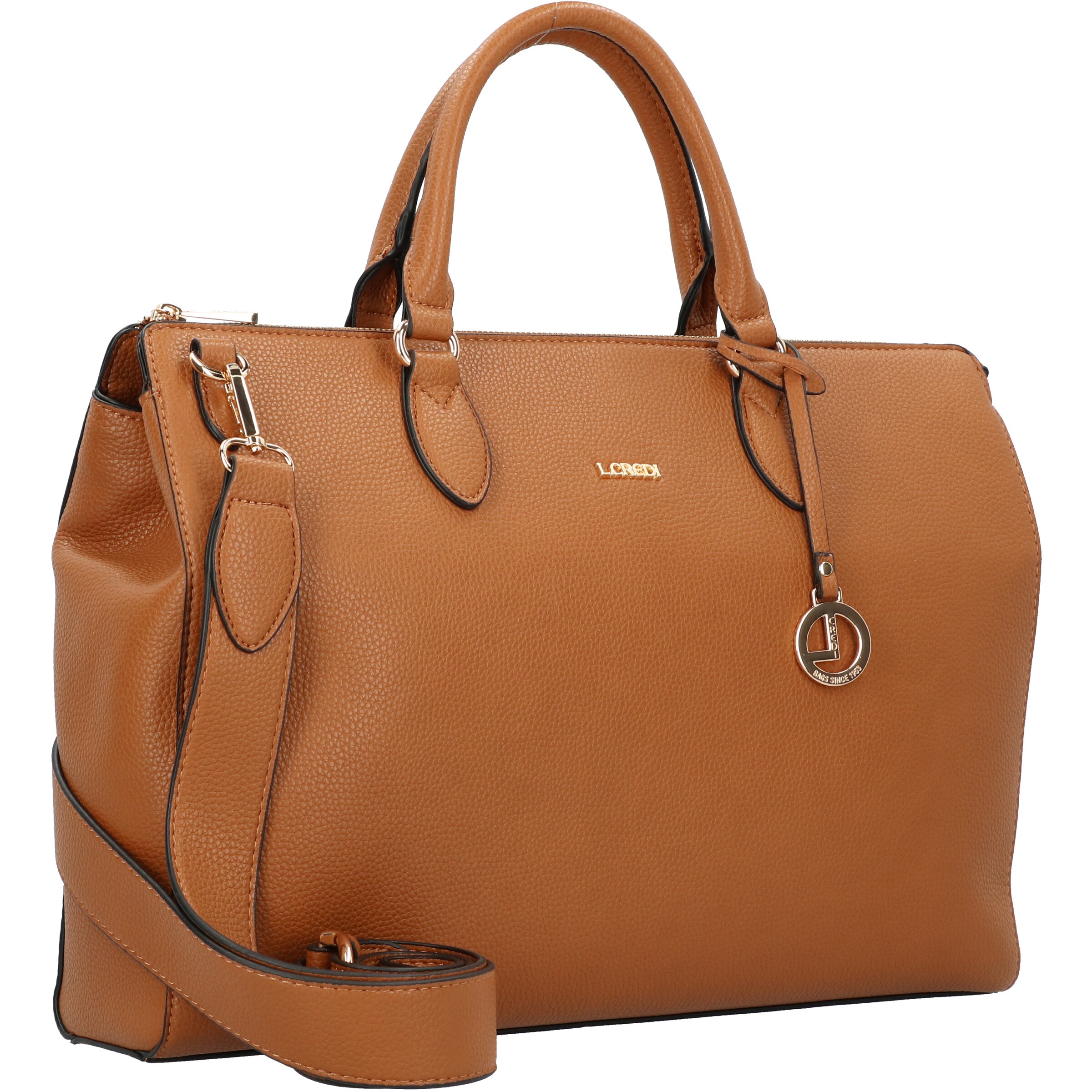 Frauen Taschen & Rucksäcke L.CREDI Handtasche 'Ella' in Karamell - NN29061
