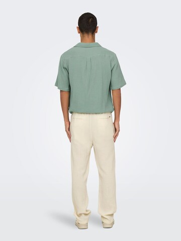 Only & Sons Loose fit Trousers 'ONSSINUS' in White