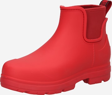 Bottes en caoutchouc 'DROPLET' UGG en rouge : devant