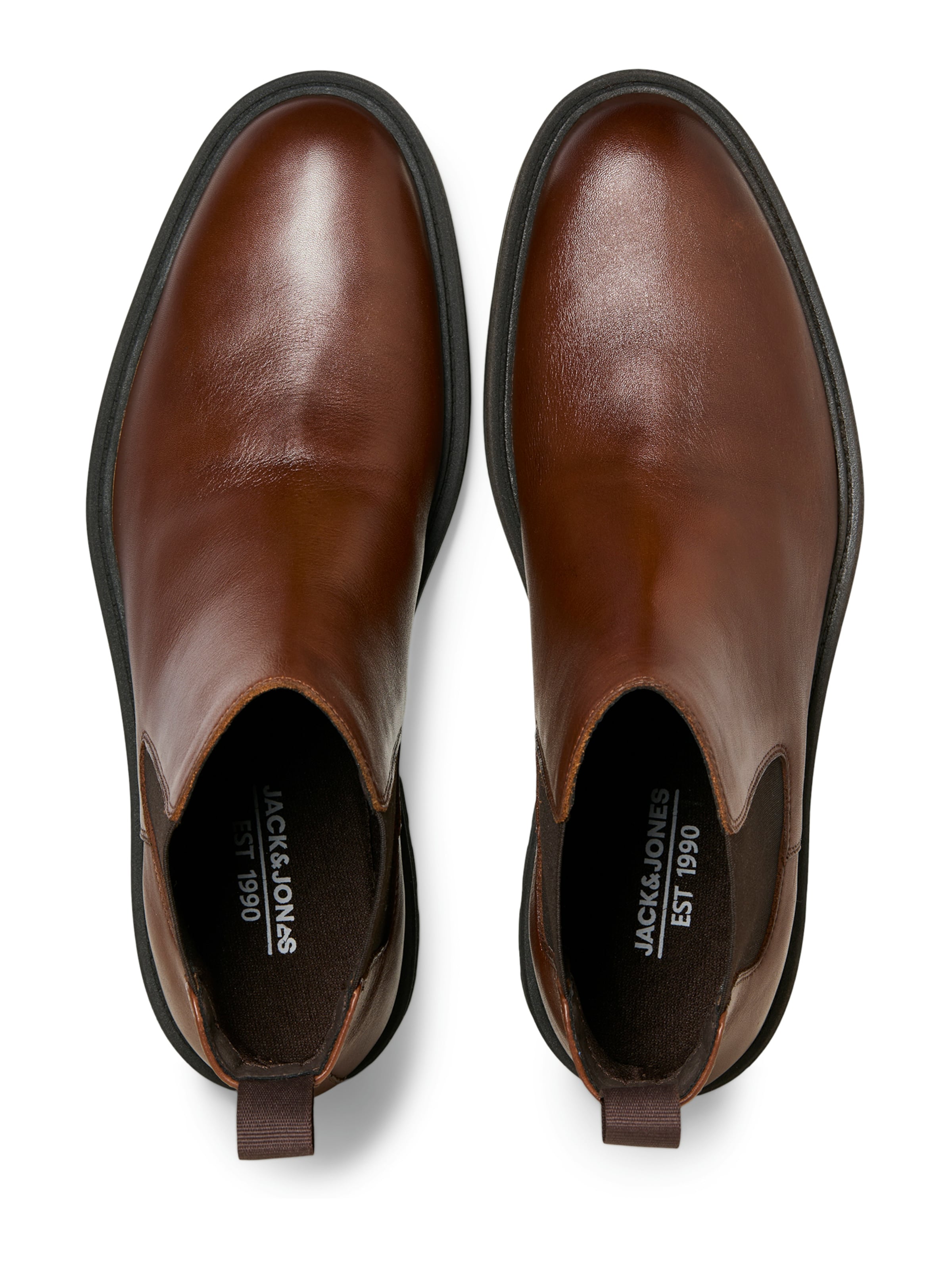 JACK & JONES Μπότες chelsea 'JFWhoSkins' σε καφέ