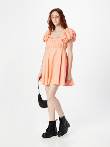 Abercrombie & Fitch Letní šaty – oranžová