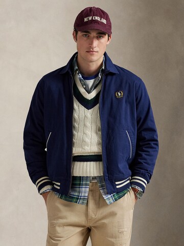 Polo Ralph Lauren Φθινοπωρινό και ανοιξιάτικο μπουφάν σε μπλε: μπροστά