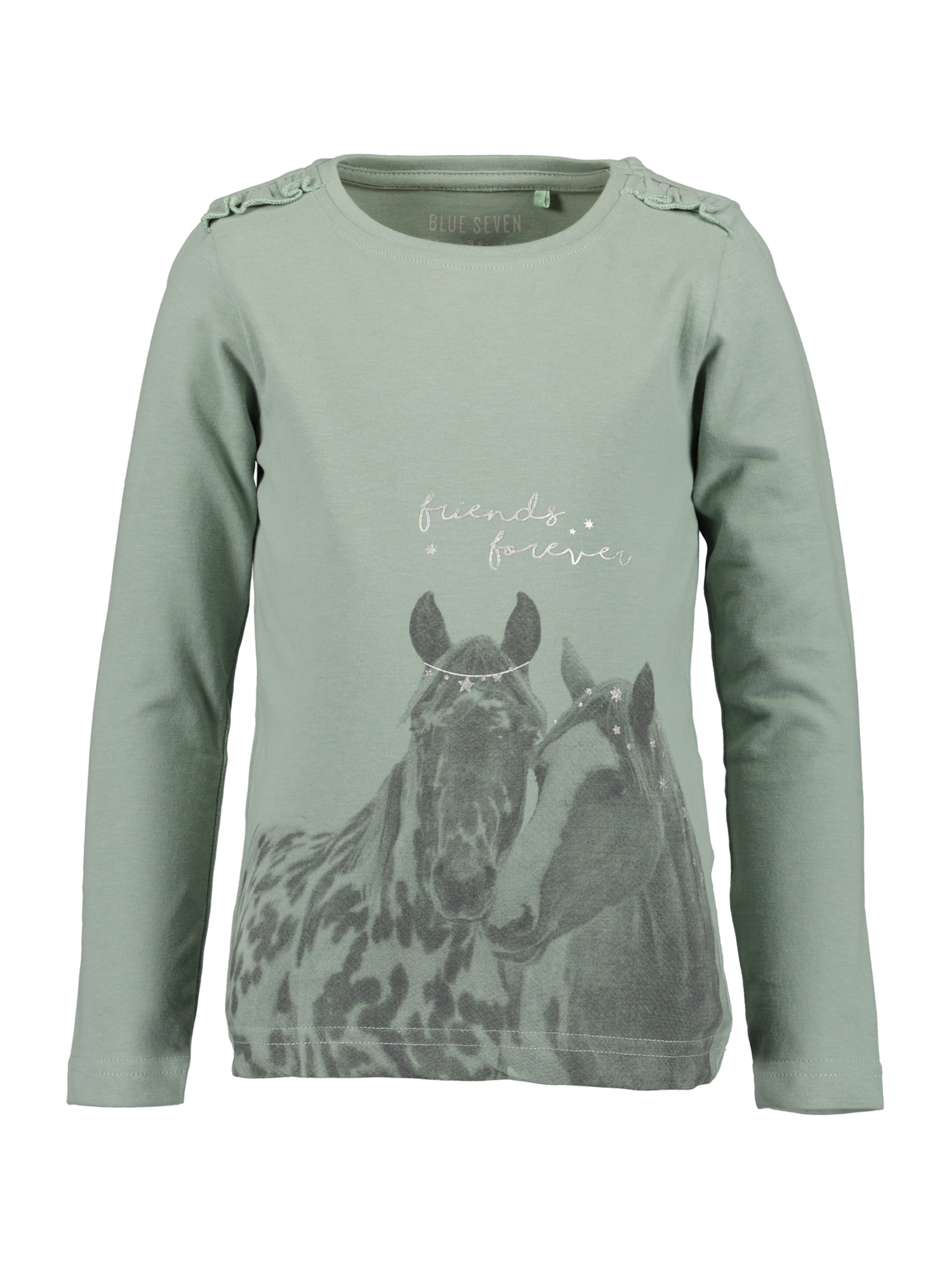 BLUE SEVEN Μπλουζάκι σε μπλε: μπροστά